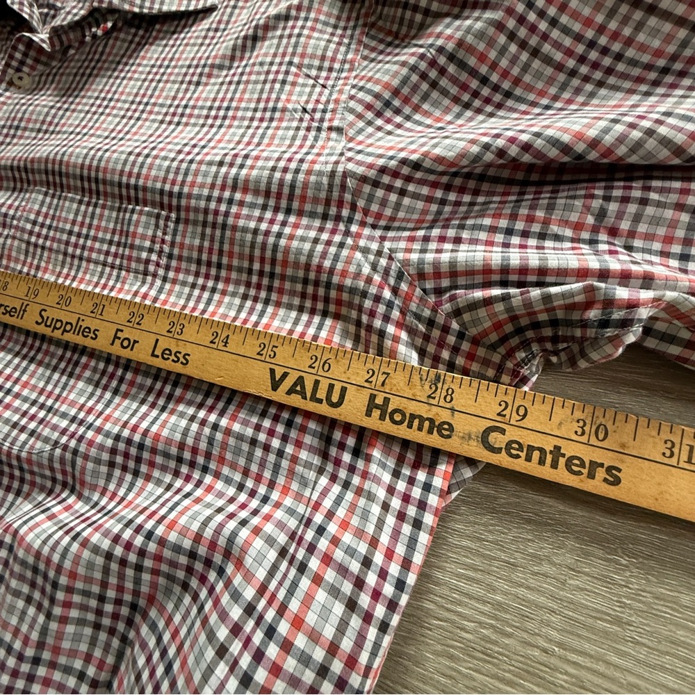 Peter Millar Red and White Casual Button Down Shirt XXL - Picture 6 of 7